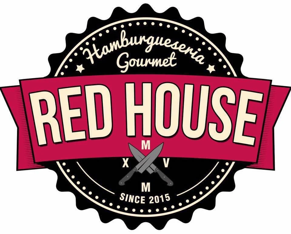 Aplicación del logotipo de Red House entregada como parte del proyecto de restaurante